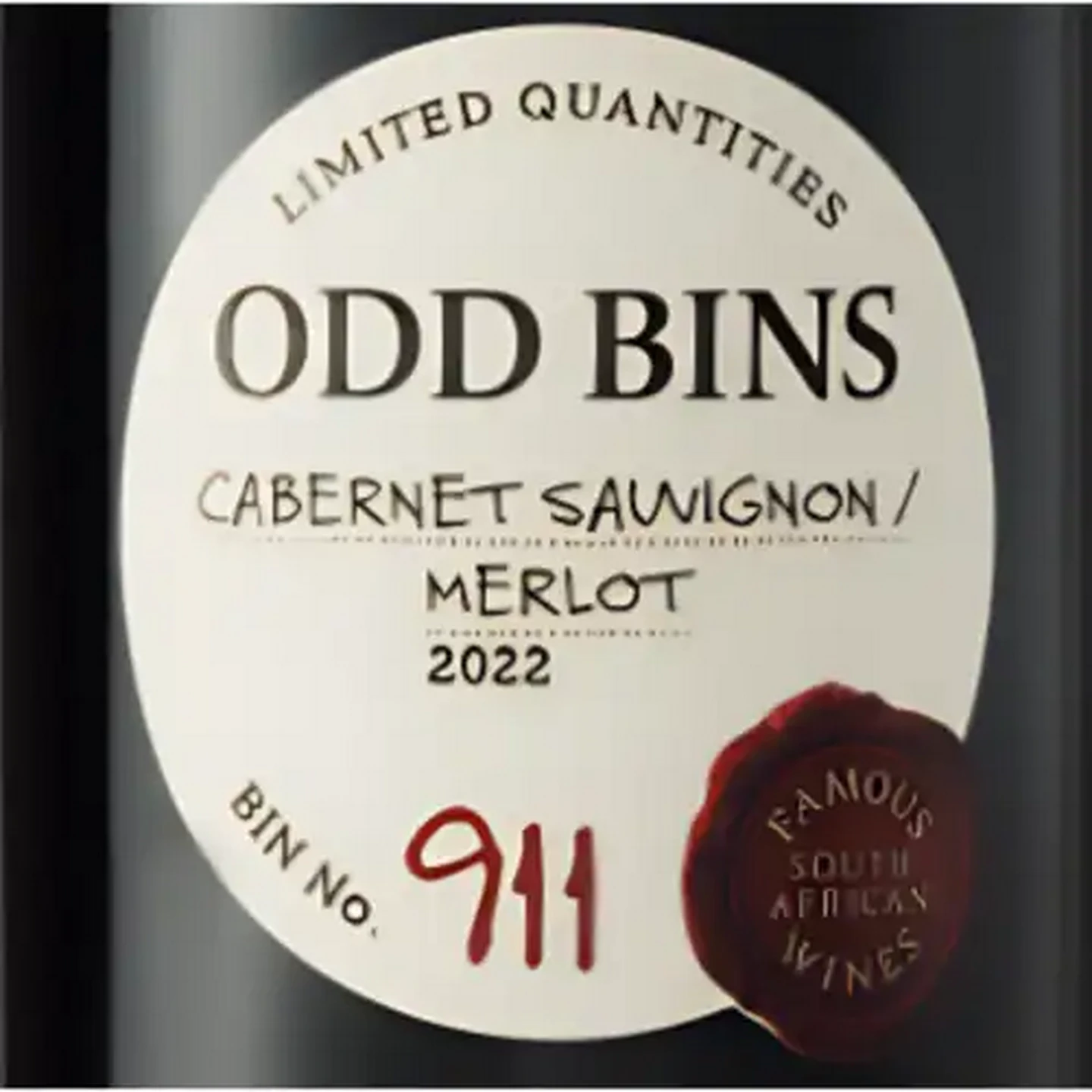 Image of Odd Bins 911 Cabernet Sauvignon-Merlot Red Wine Blend 750ml