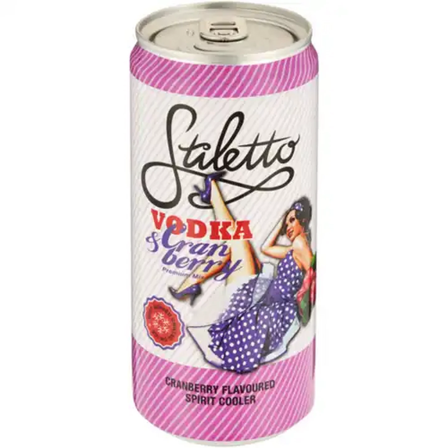 Image of Stiletto Cranberry Flavoured Spirit Cooler Can 300ml