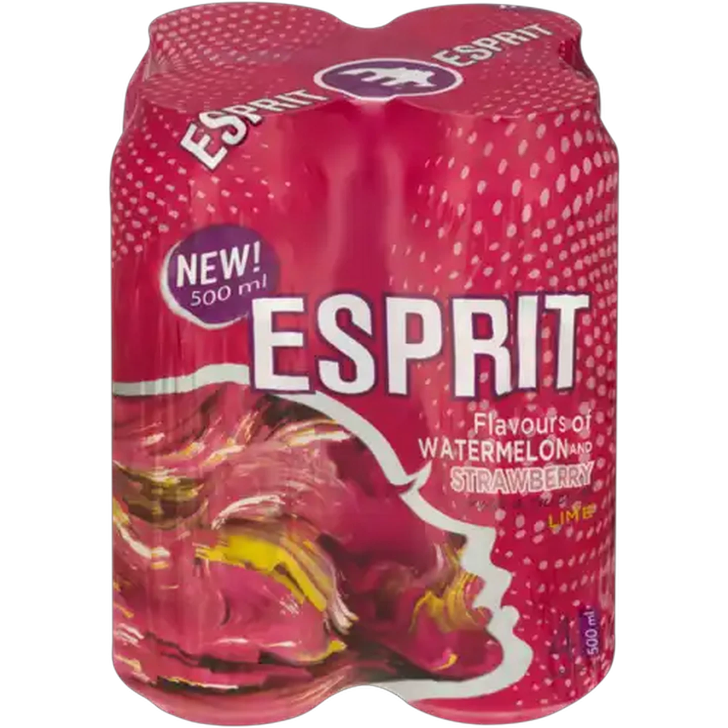 Image of Esprit Watermelon and Strawberry Alcoholic Fruit Beverage 4 x 500ml