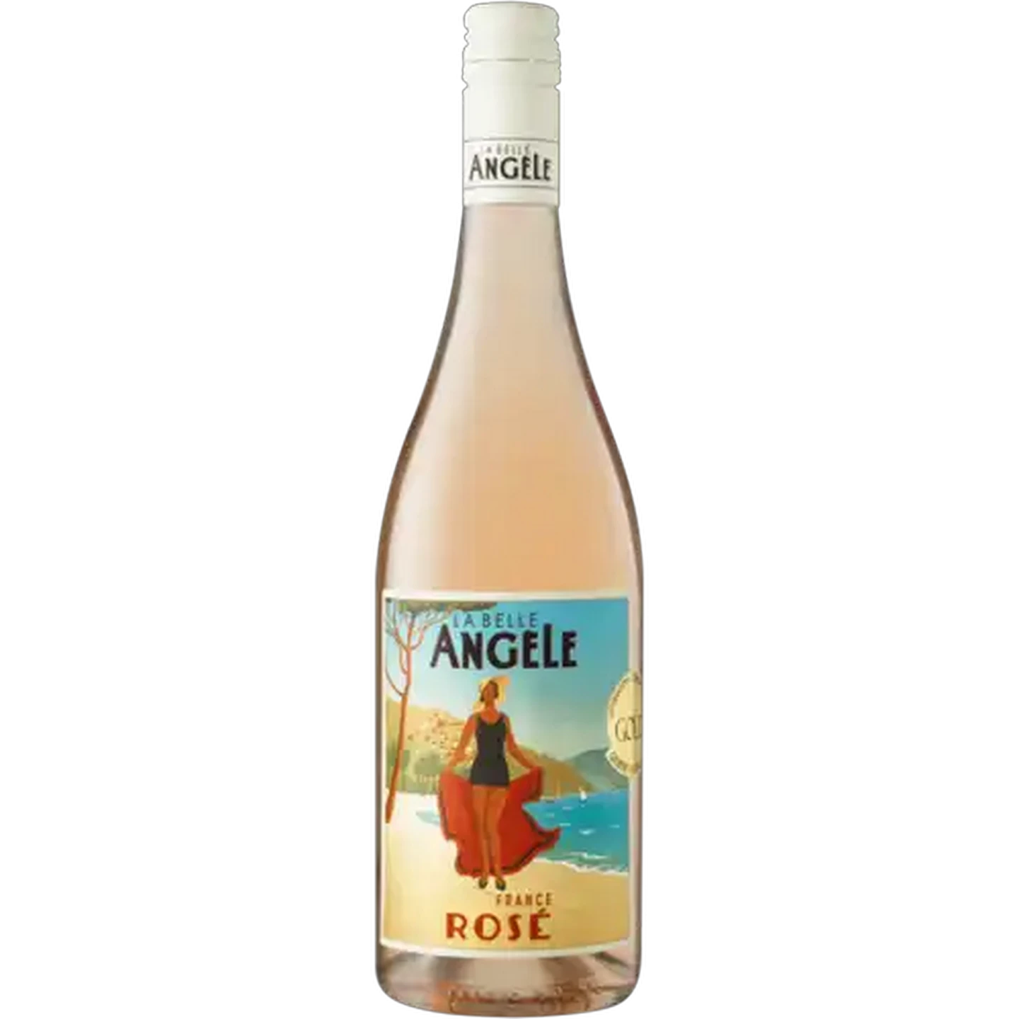 Image of La Belle Angèle Rosé Wine Bottle 750ml