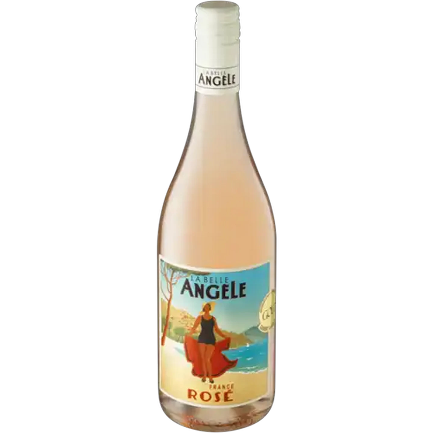 Image of La Belle Angèle Rosé Wine Bottle 750ml