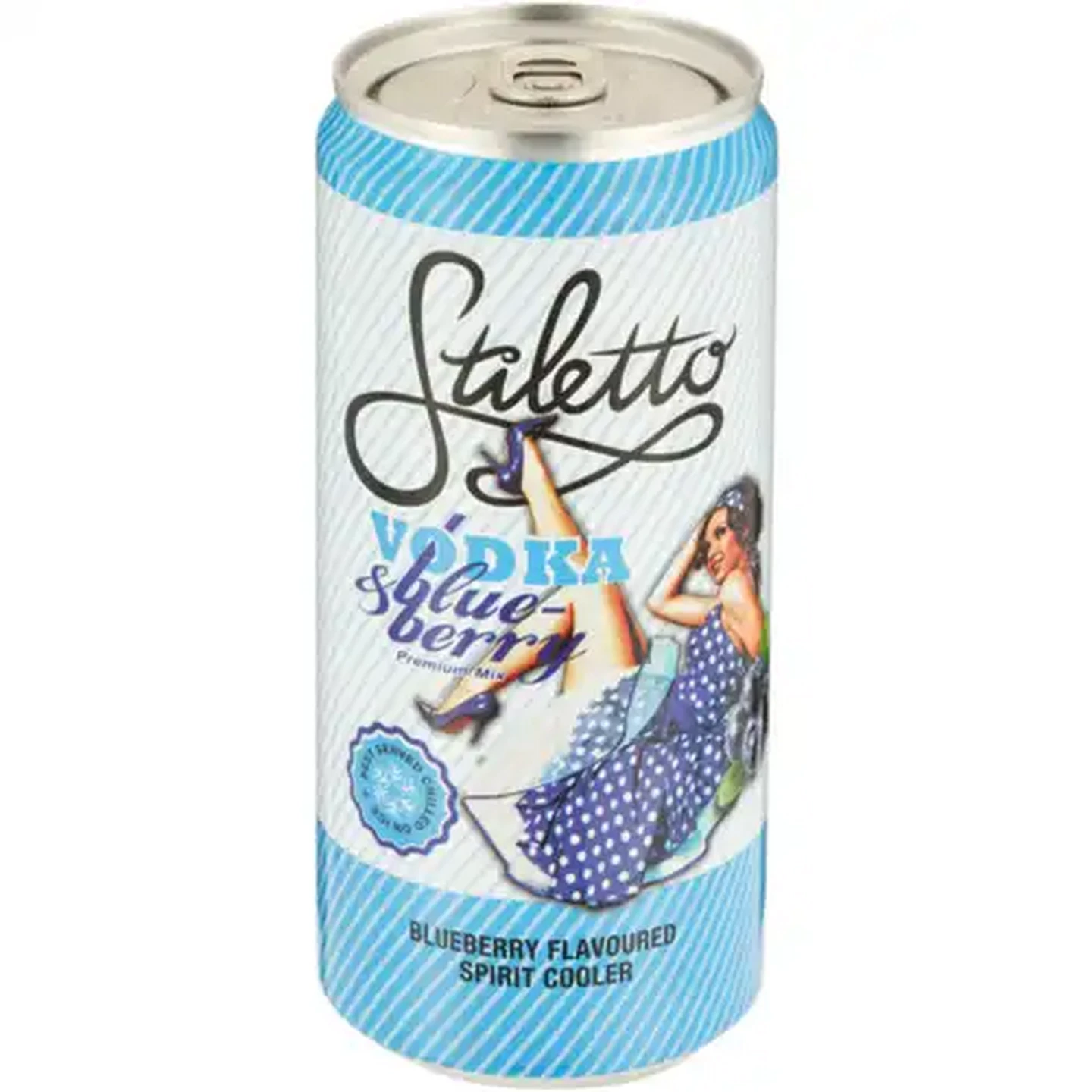 Image of Stiletto Blueberry Flavoured Spirit Cooler Can 300ml