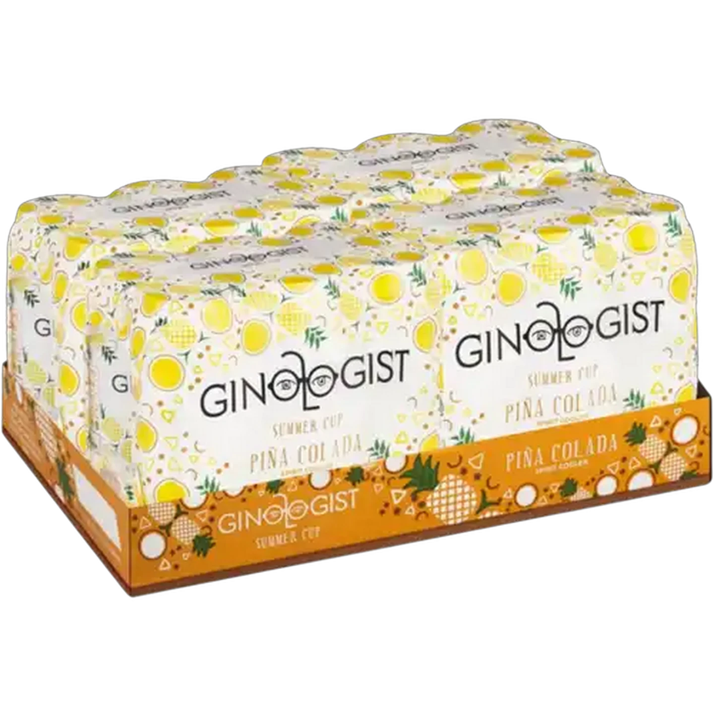 Image of Ginologist Summer Cup Piña Colada Spirit Cooler Cans 24 x 440ml