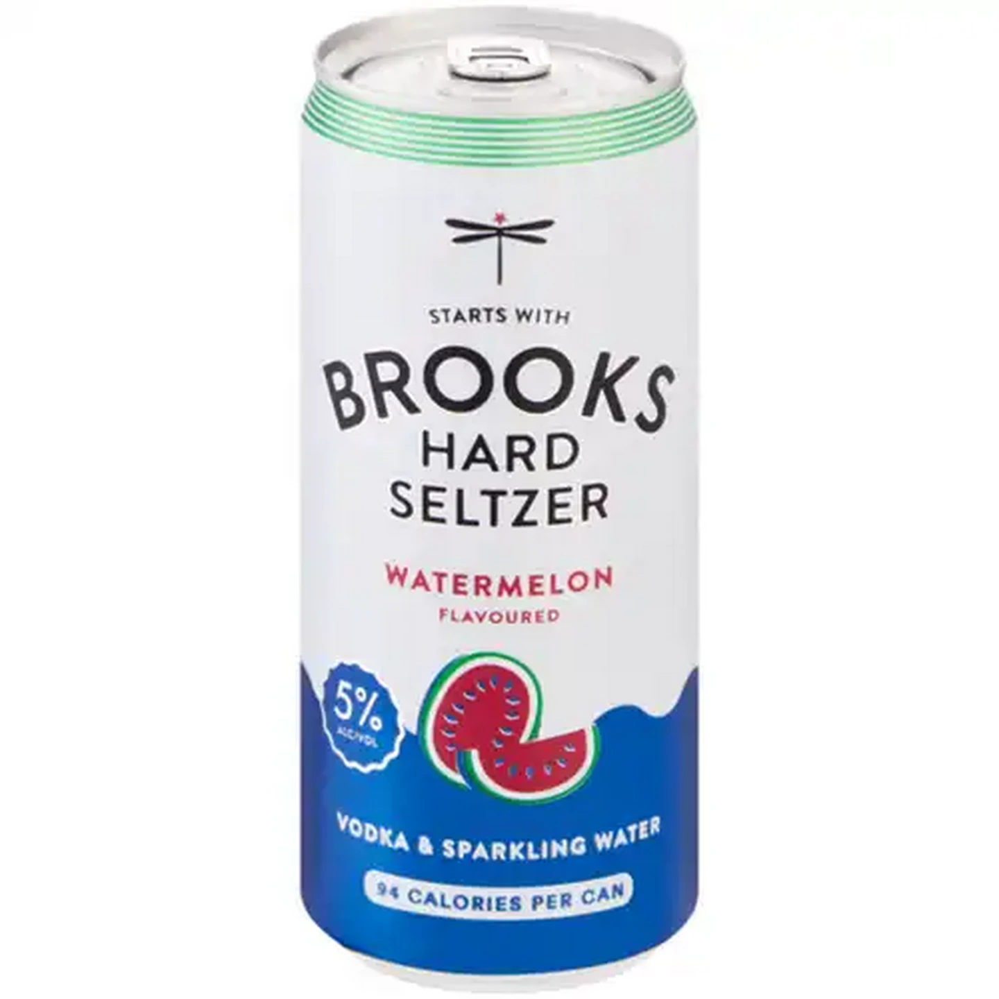 Image of Brooks Watermelon Flavoured Hard Seltzer Can 300ml