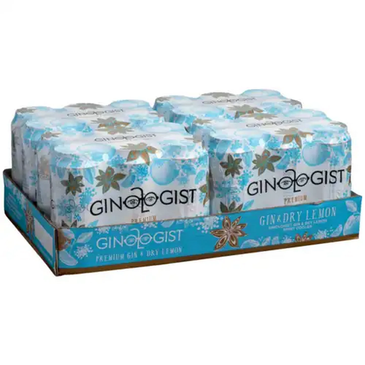 Image of Ginologist Gin & Dry Lemon Spirit Cooler Cans 24 x 440ml