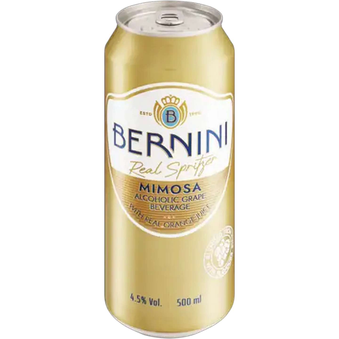 Image of Bernini Mimosa Alcoholic Grape Beverage Can 500ml
