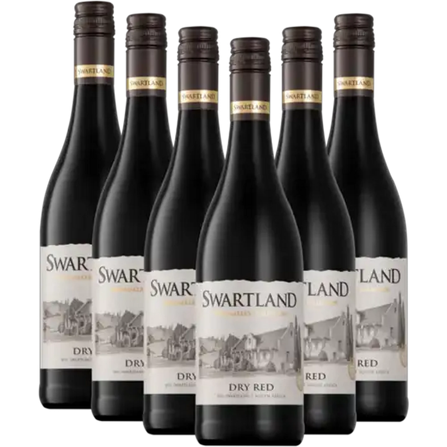 Image of Swartland Winery Collection Dry Red Wine Bottles 6 x 750ml