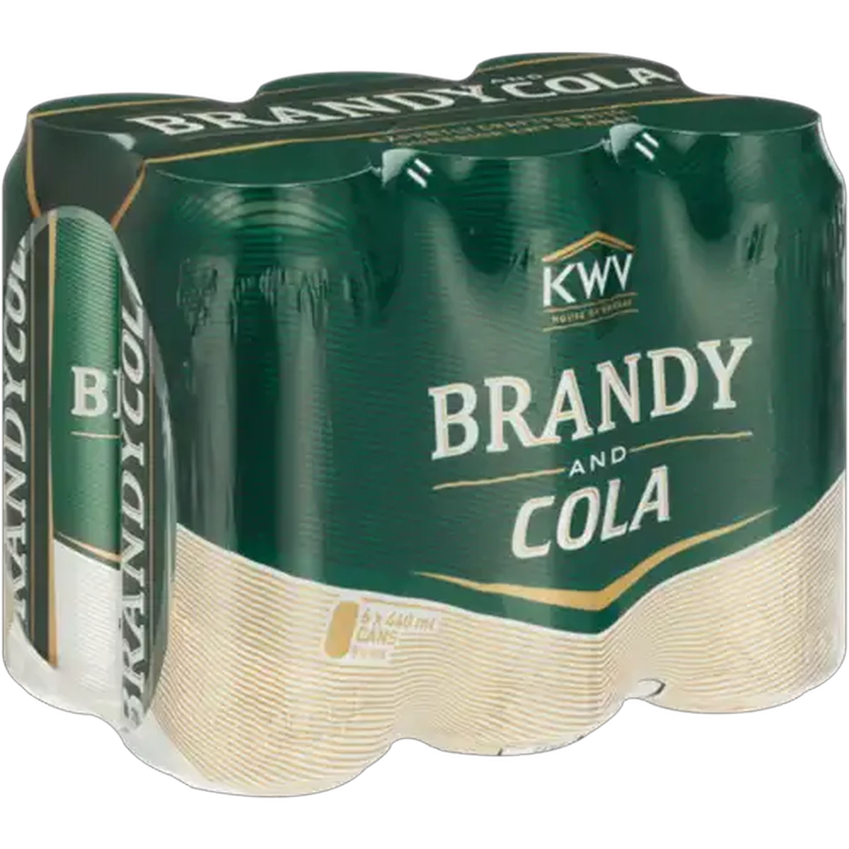 Checkers Sixty60 | KWV Brandy and Cola Cans 6 x 440ml