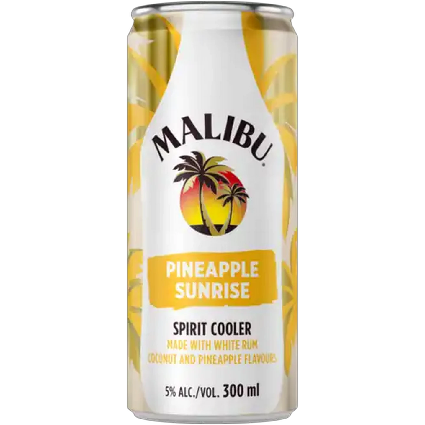Image of Malibu Pineapple Sunrise Spirit Cooler Can 300ml