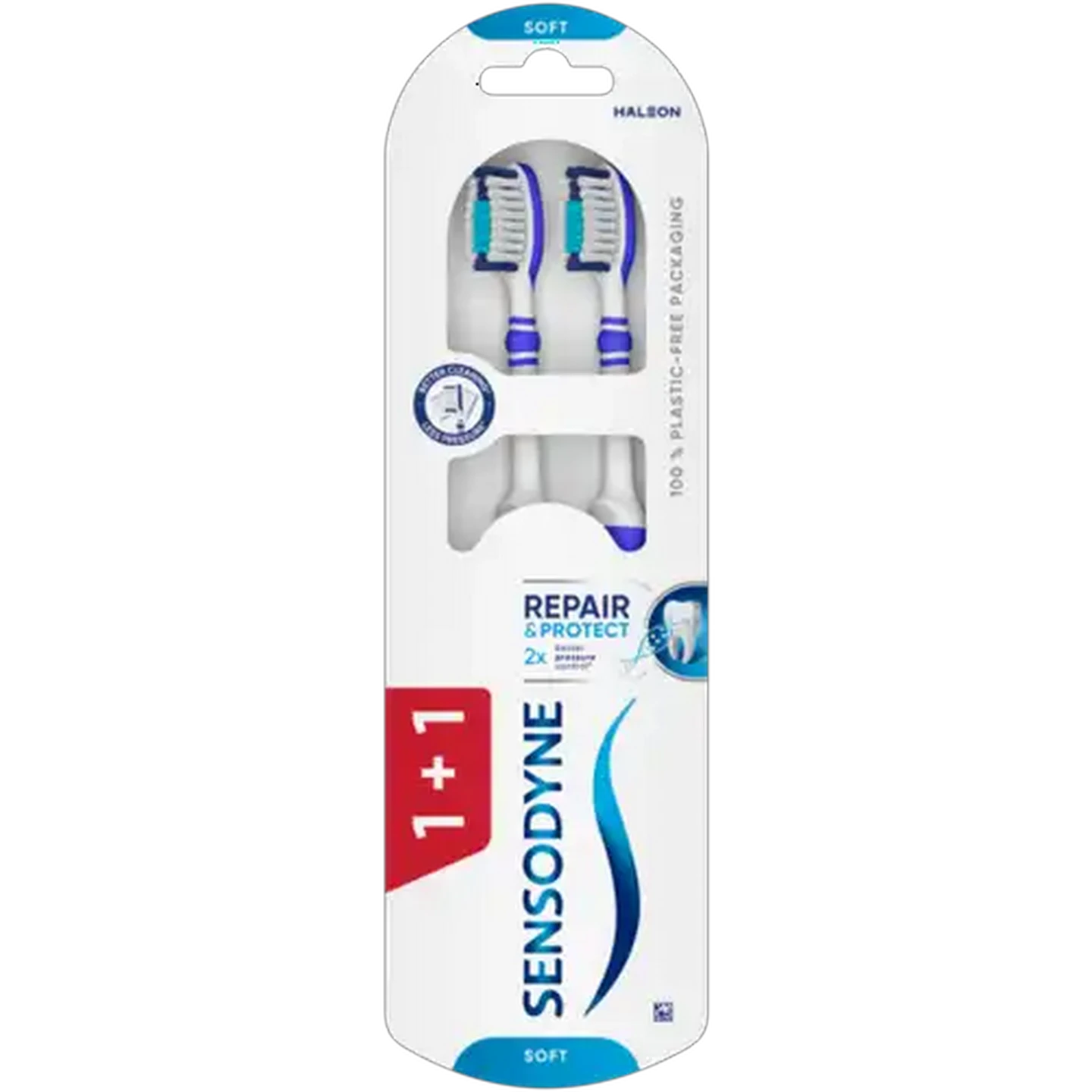 Image of Sensodyne Repair & Protect Soft Toothbrush 2 Pack