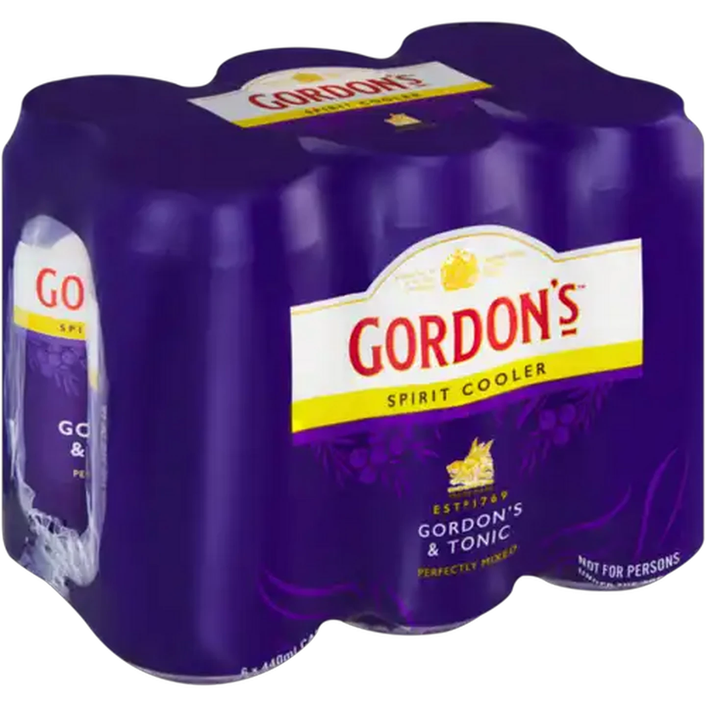 Image of Gordon's Gin & Tonic Spirit Cooler Cans 6 x 440ml