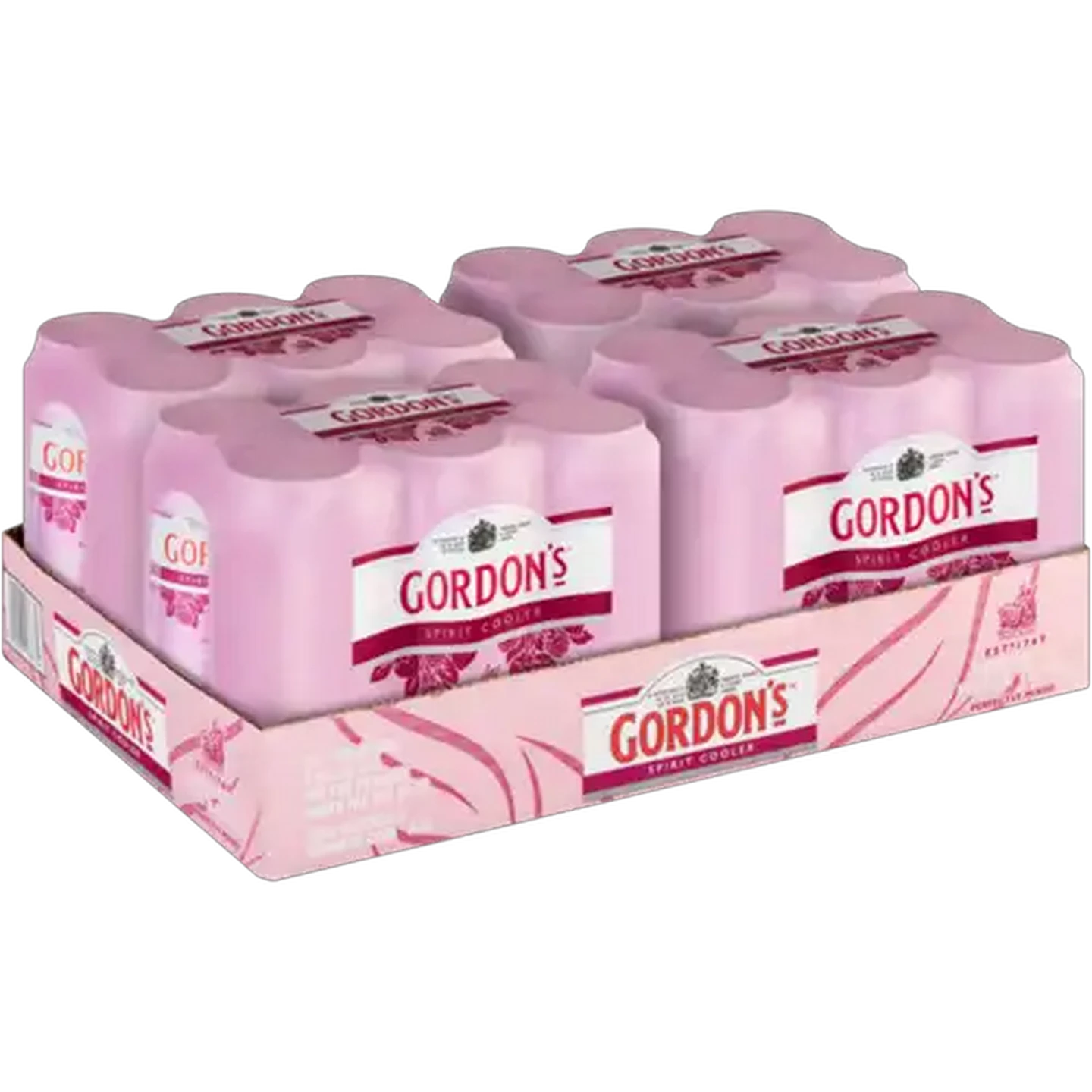 Image of Gordon's Pink Gin & Tonic Spirit Cooler Cans 24 x 440ml