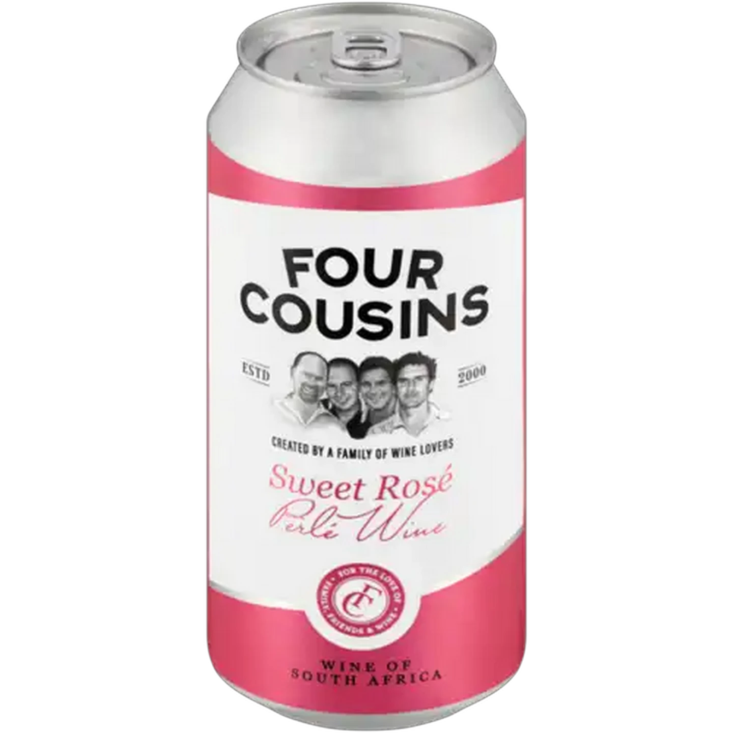 Image of Four Cousins Sweet Rosé Perlé Wine Can 440ml