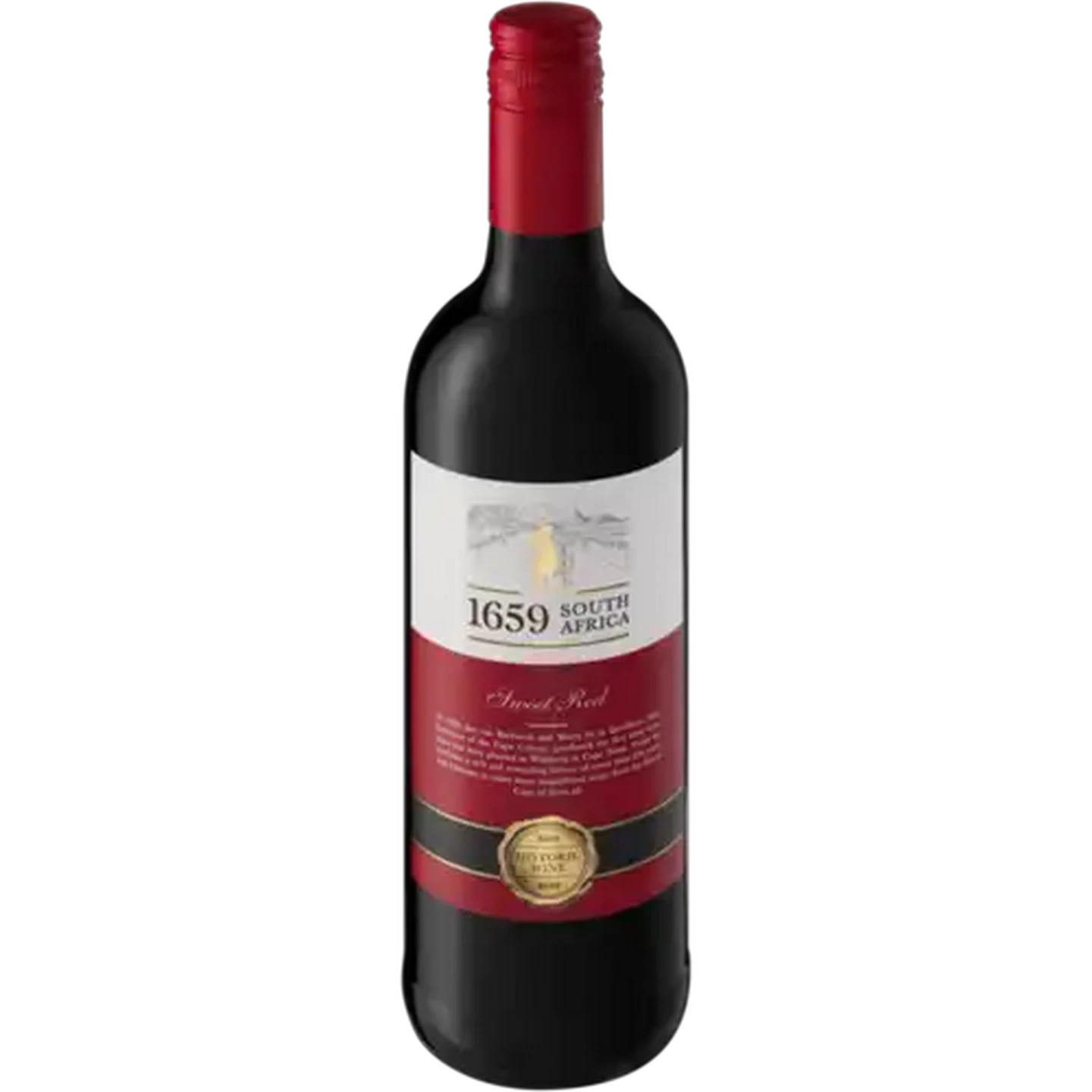 Image of 1659 Sweet Red Wine Bottle 750ml
