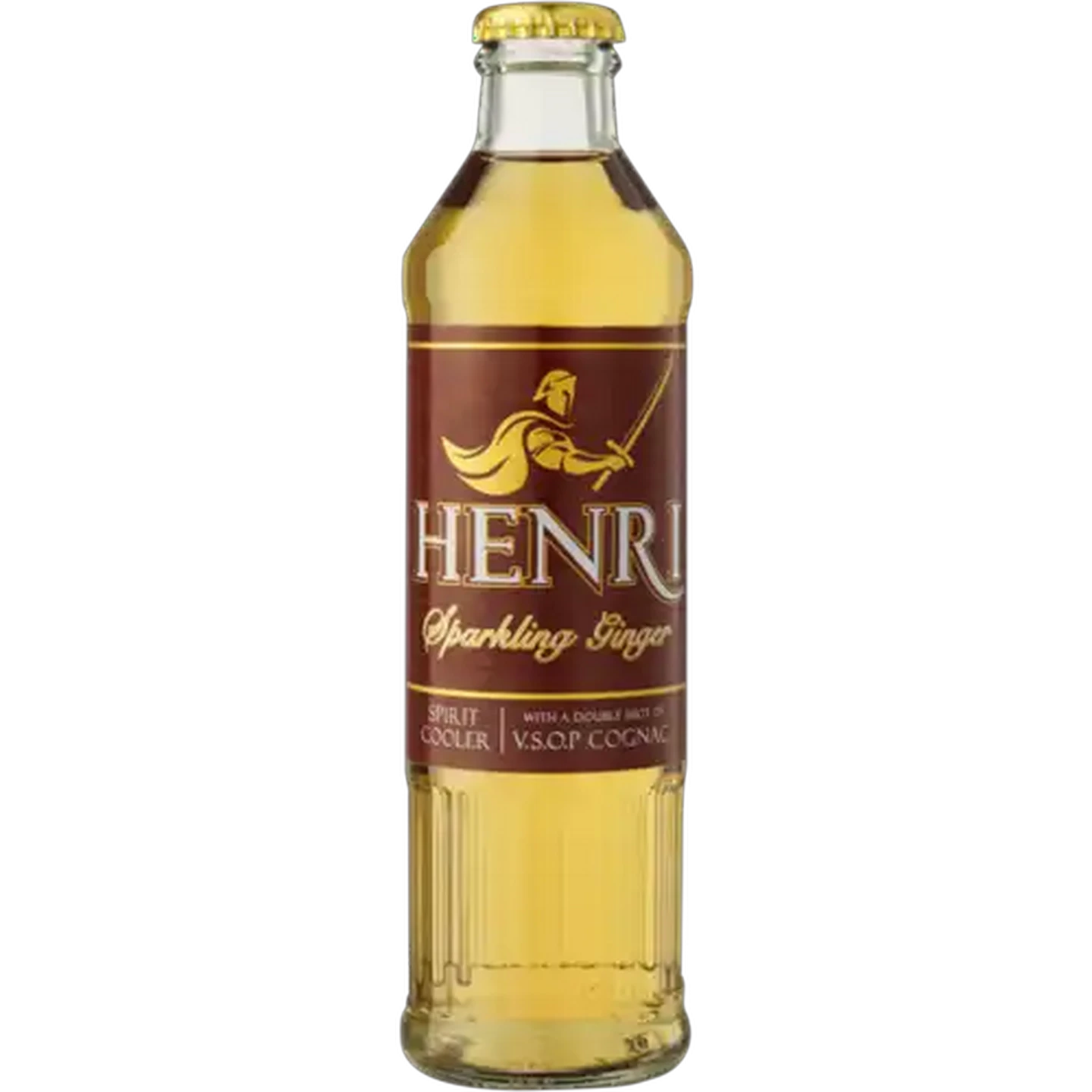 Image of Henri Cognac Sparkling Ginger Spirit Cooler with VSOP Cognac Bottle 275ml