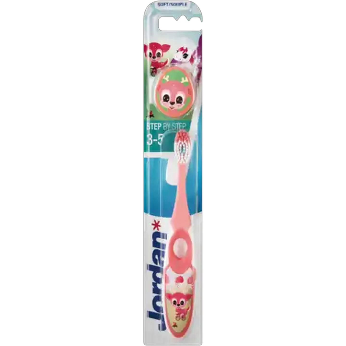 Image of Jordan Soft Step by Step Kids Toothbrush 3-5 Years