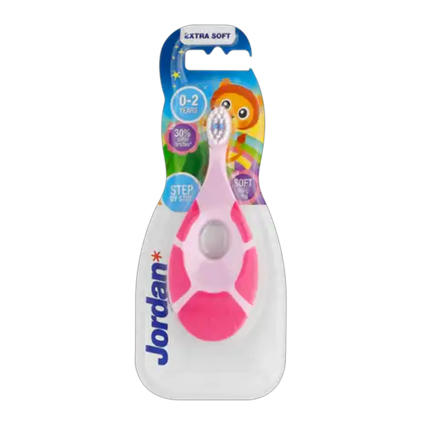 Image of Jordan Extra Soft Step By Step Toothbrush 0-2 Years