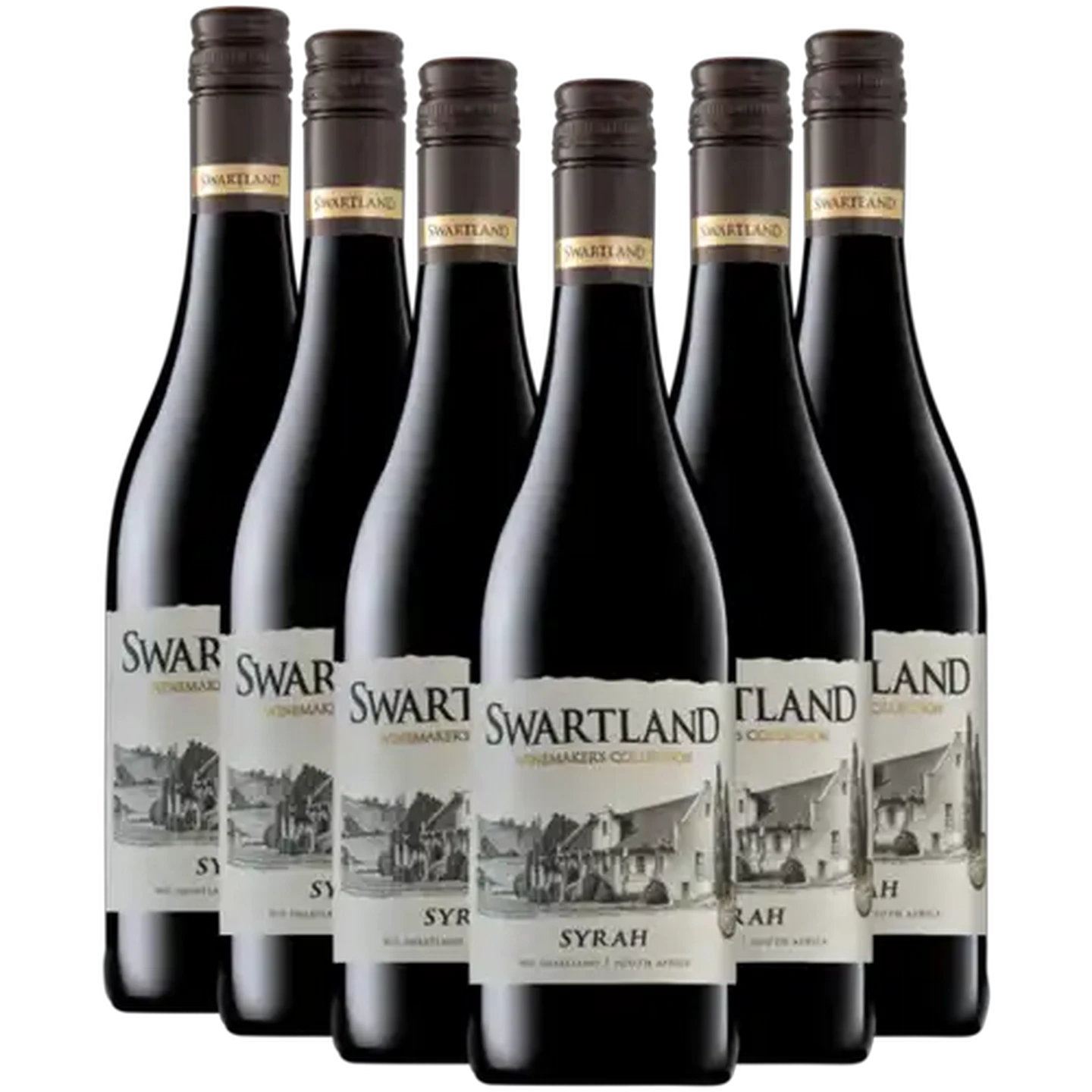 Image of Swartland Winery Winemakers Collection Syrah Red Wine Bottles 6 x 750ml