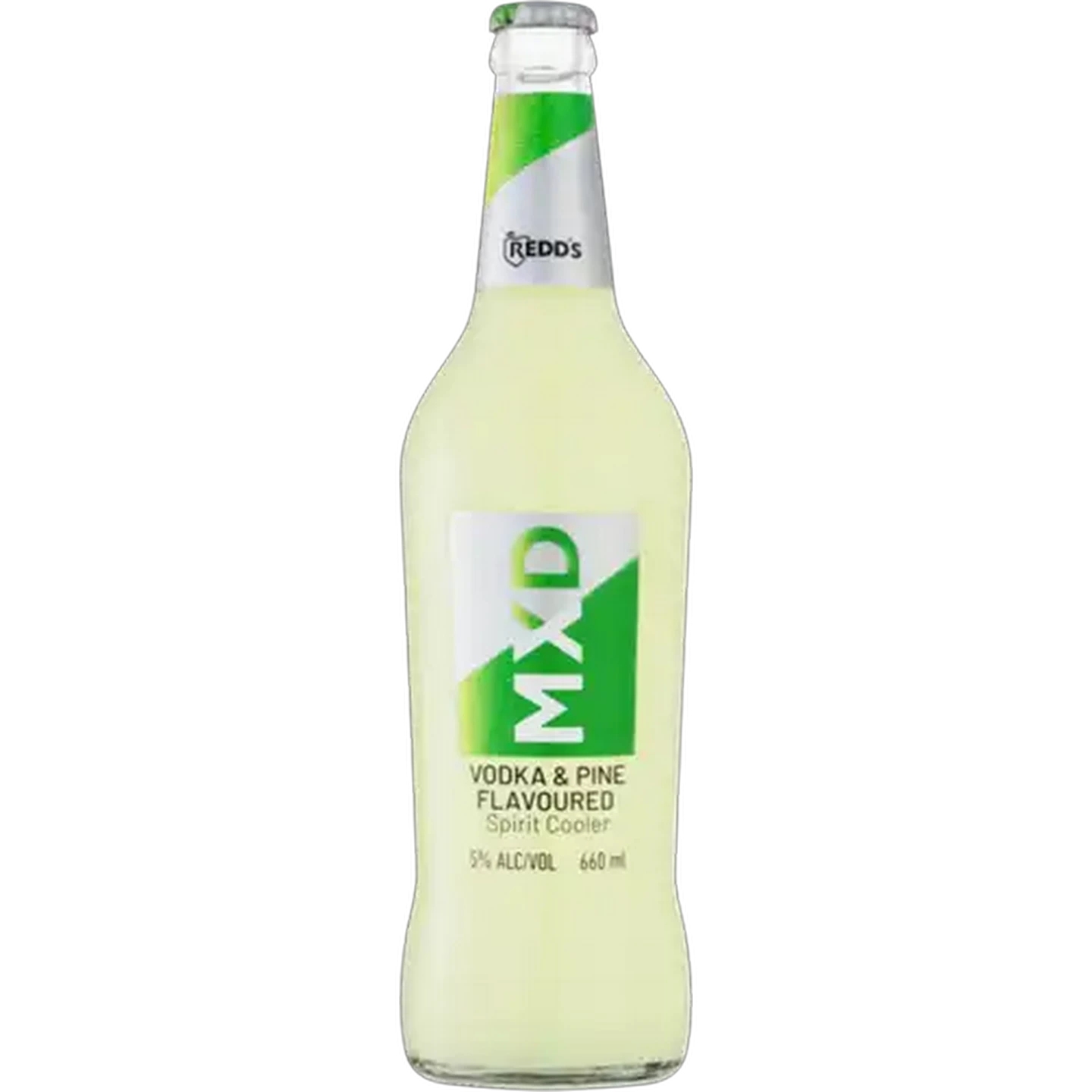 Image of Redd's MXD Vodka & Pine Flavoured Spirit Cooler Bottle 660ml