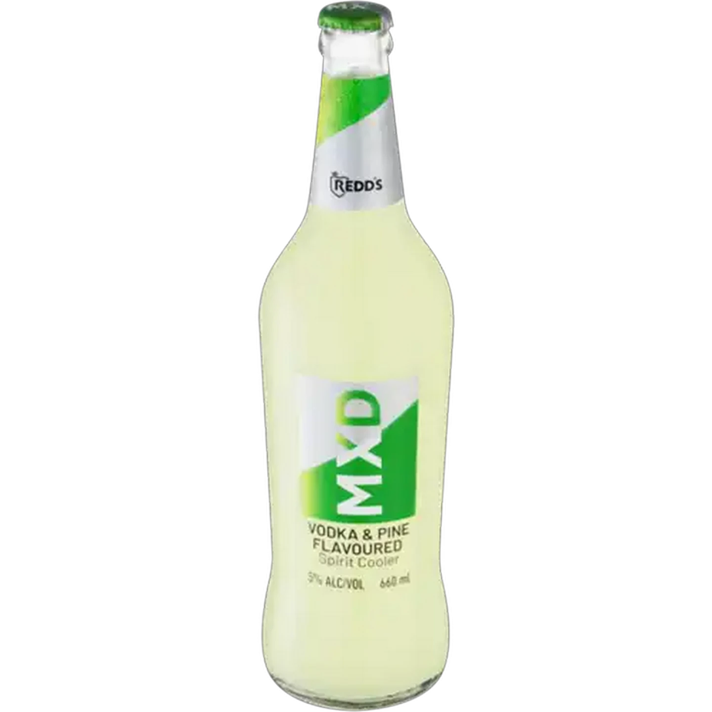 Image of Redd's MXD Vodka & Pine Flavoured Spirit Cooler Bottle 660ml