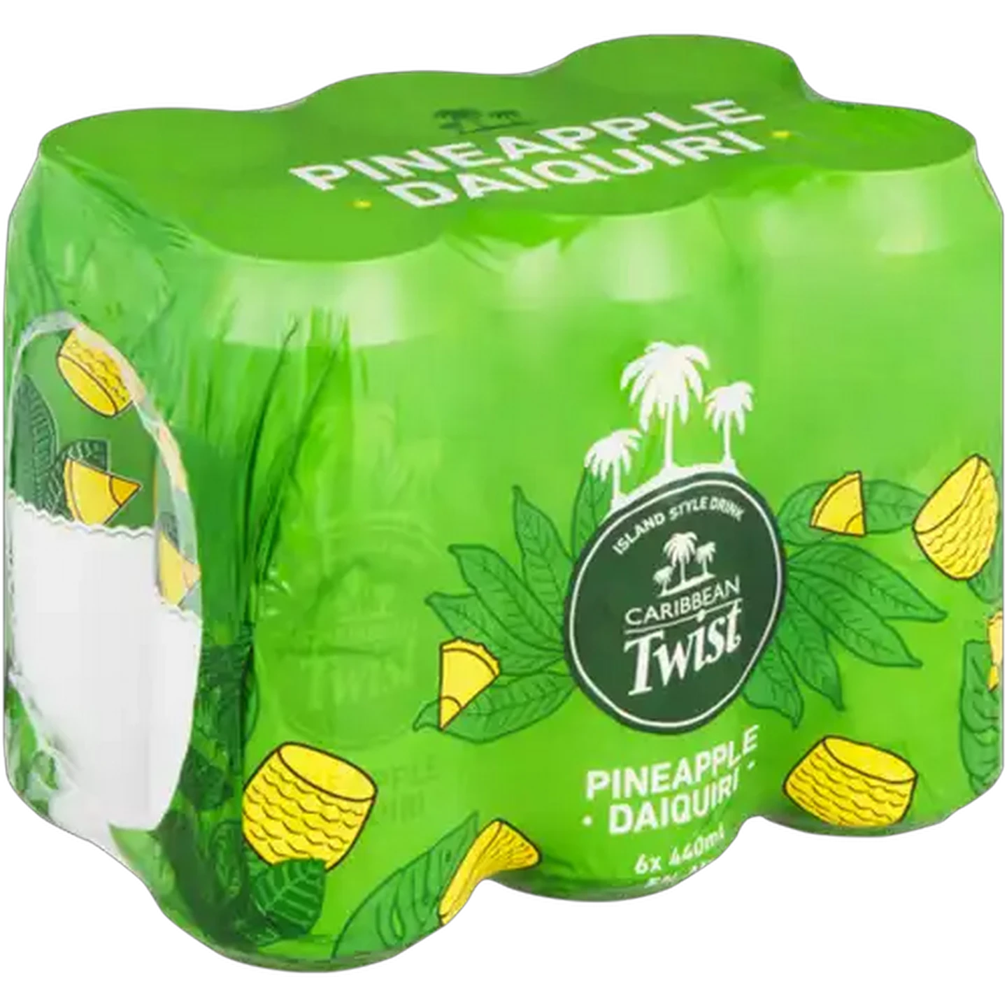 Image of Caribbean Twist Pineapple Daiquiri Spirit Cooler 6 x 440ml