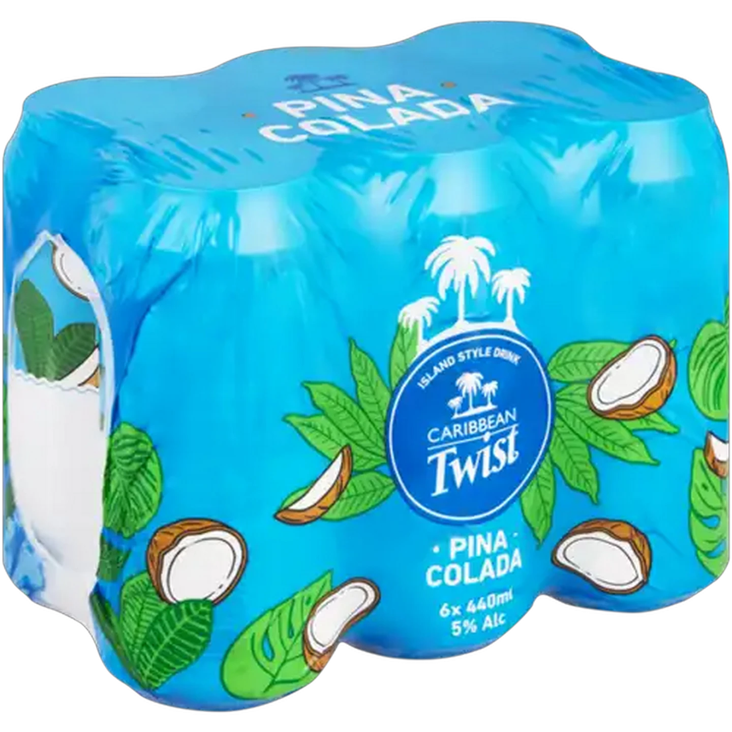 Image of Caribbean Twist Pina Colada Spirit Cooler 6 x 440ml