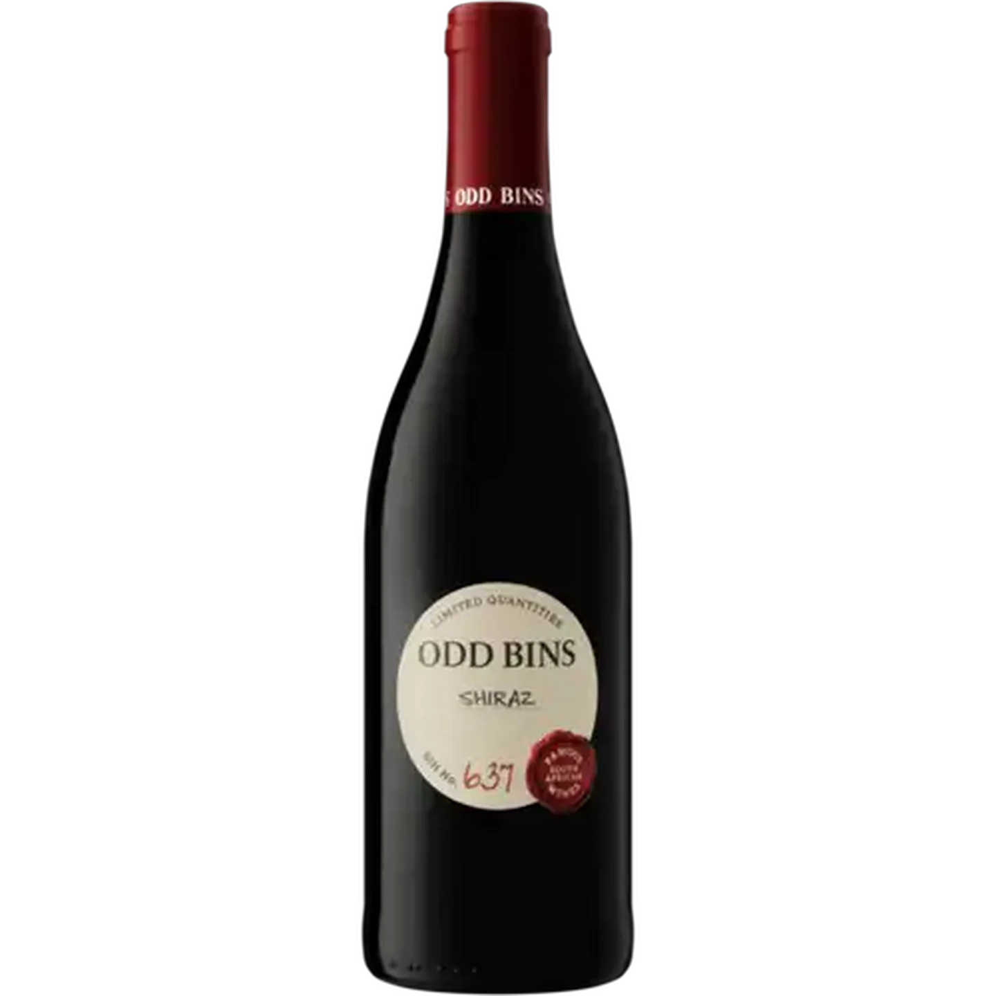 Image of Odd Bins 637 Shiraz Red Wine Bottle 750ml