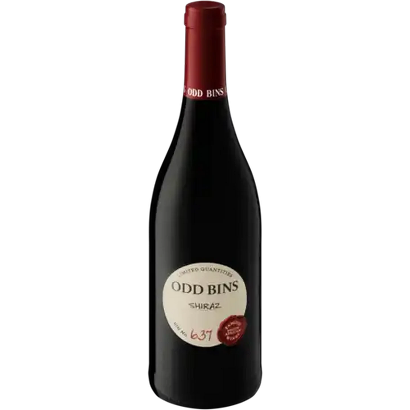 Image of Odd Bins 637 Shiraz Red Wine Bottle 750ml