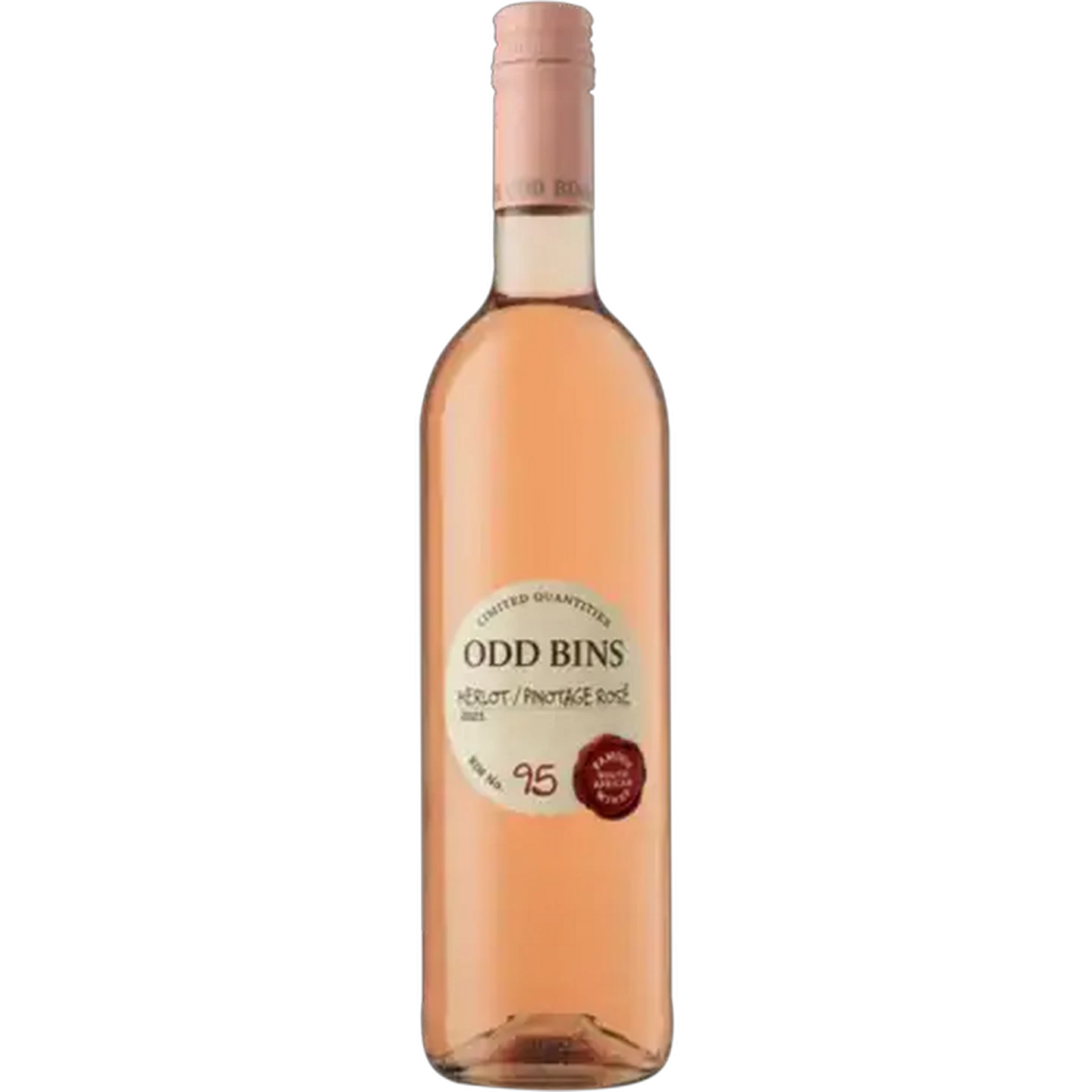 Image of Odd Bins 95 Merlot/Pinotage Rosé Wine Bottle 750ml