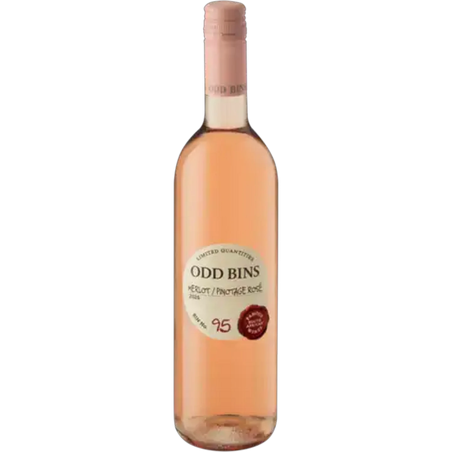 Image of Odd Bins 95 Merlot/Pinotage Rosé Wine Bottle 750ml