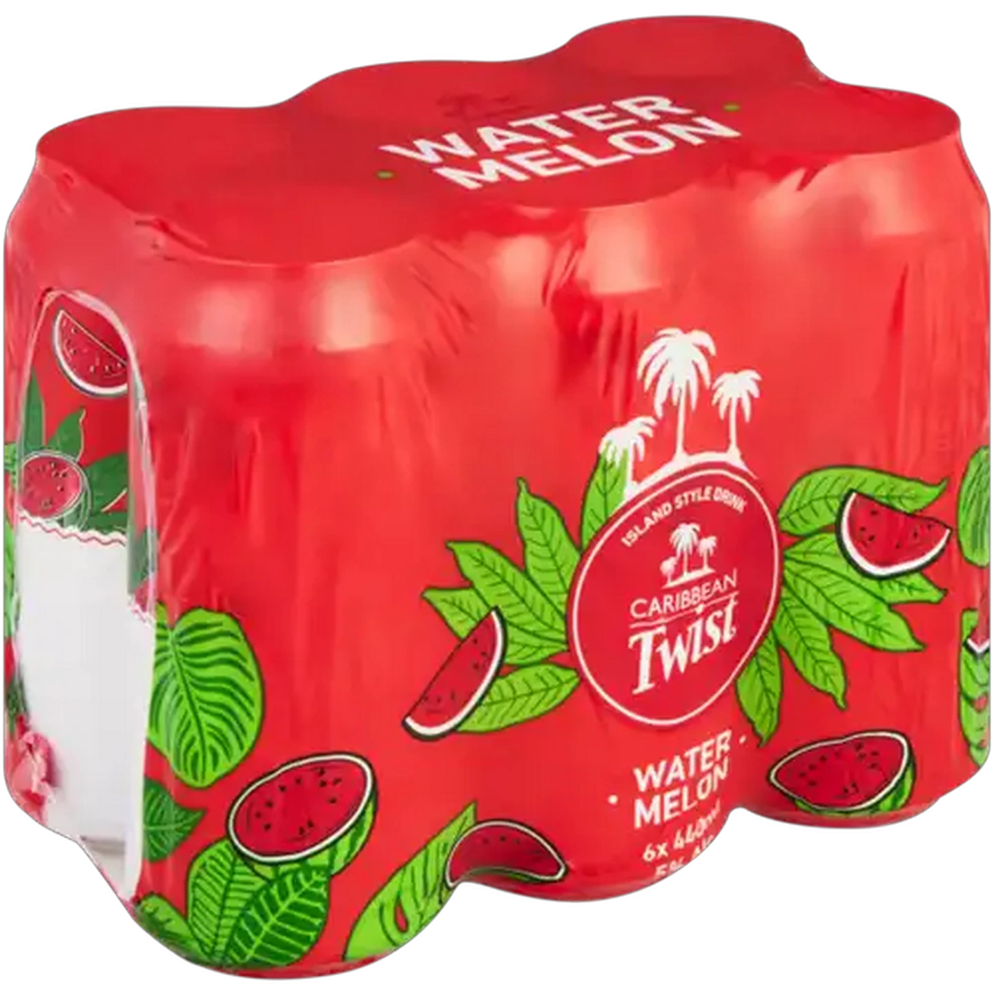 Image of Caribbean Twist Watermelon Spirit Cooler 6 x 440ml