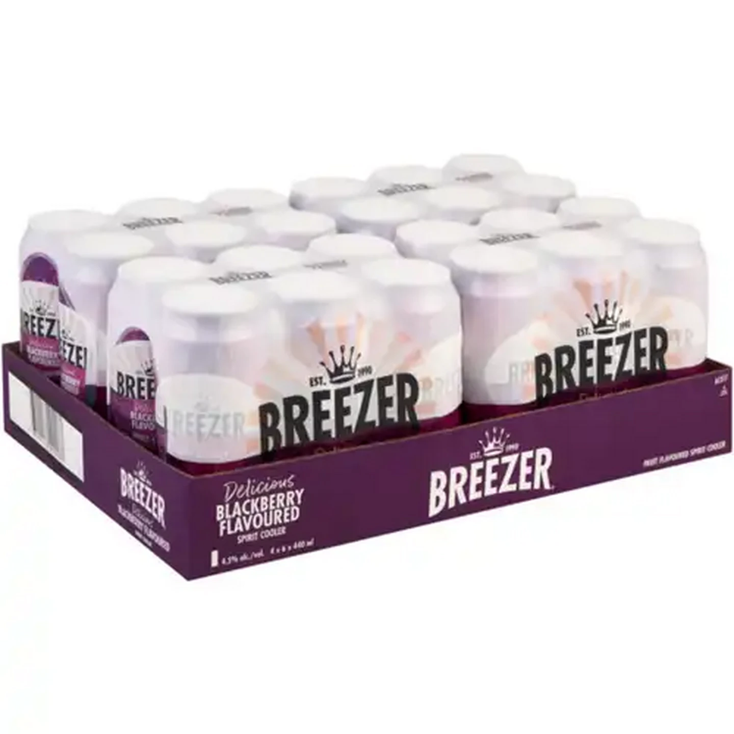 Image of Breezer Blackberry Flavoured Spirit Cooler 24 x 440ml