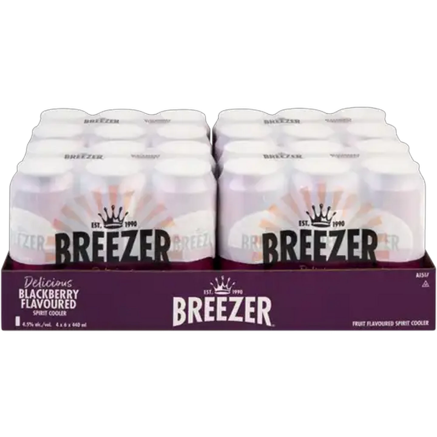 Image of Breezer Blackberry Flavoured Spirit Cooler 24 x 440ml