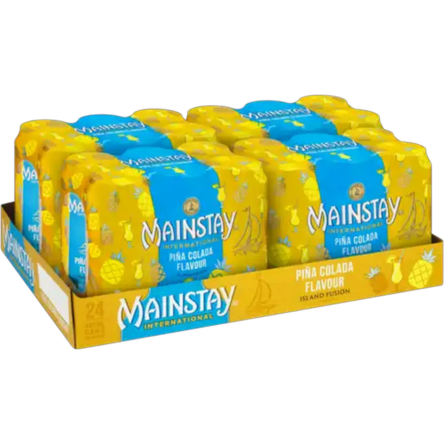 Image of Mainstay Piña Colada Flavour Island Fusion Cans 24 x 440ml