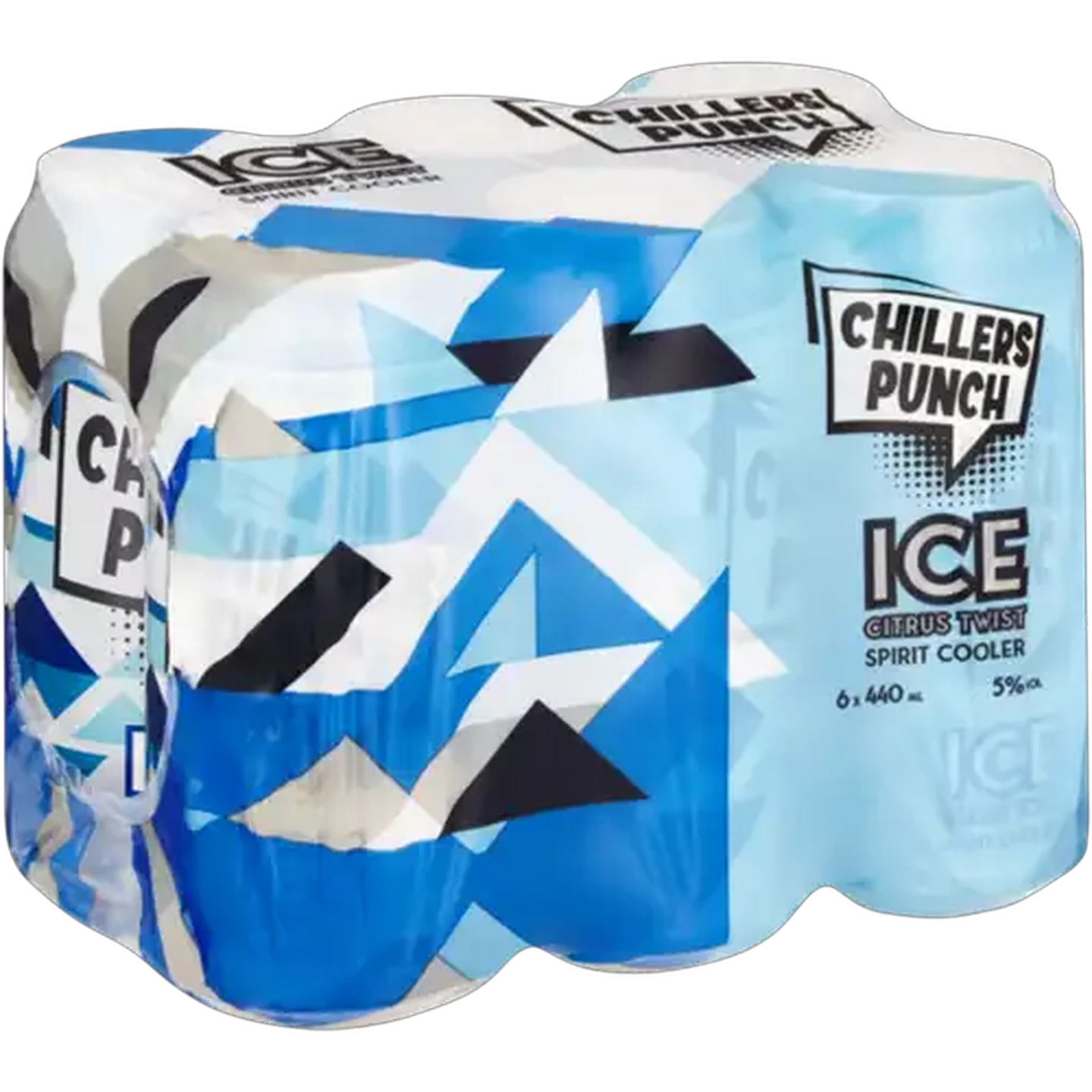 Image of Chillers Punch Ice Citrus Twist Spirit Cooler 6 x 440ml