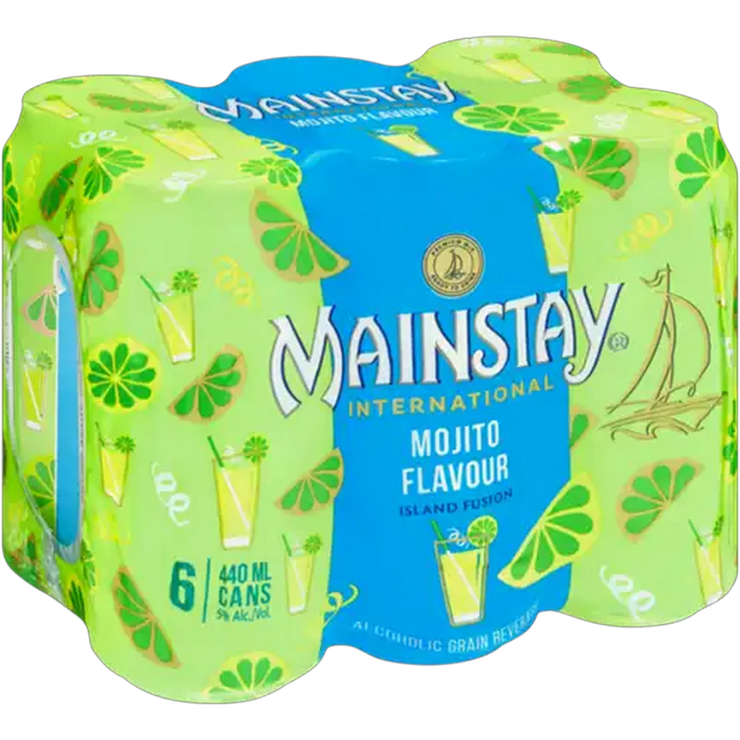 Image of Mainstay Mojito Flavour Island Fusion Cans 6 x 440ml