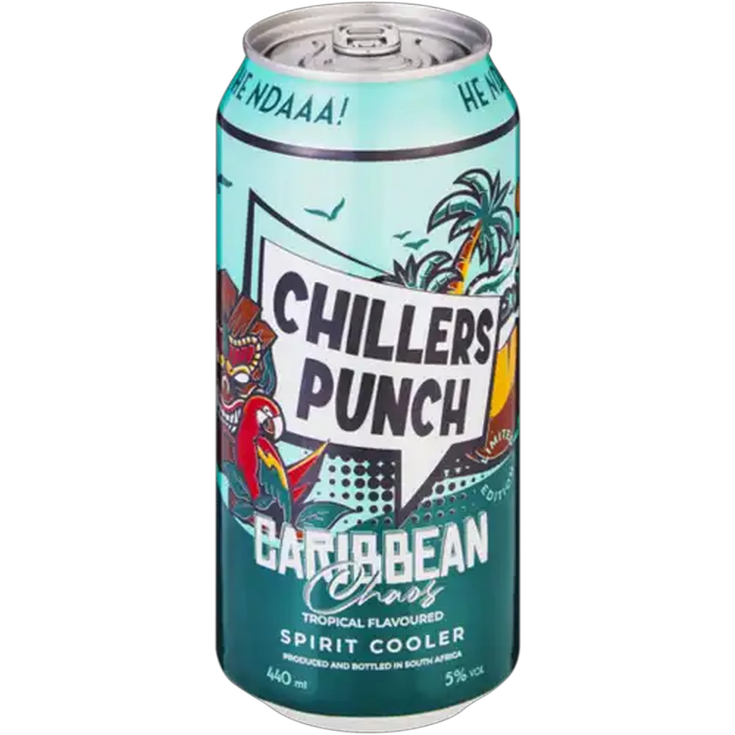 Image of Chillers Punch Caribbean Chaos Tropical Flavoured Spirit Cooler Can 440ml
