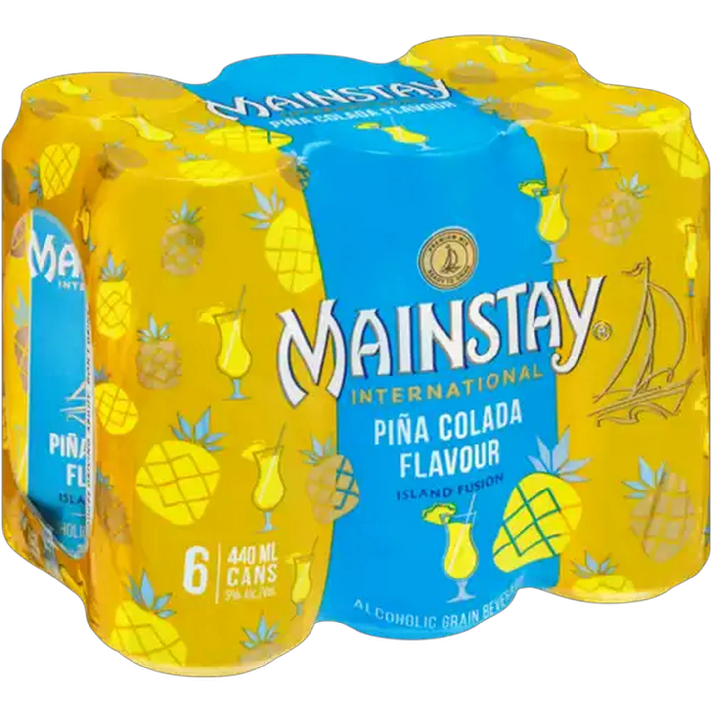 Image of Mainstay Piña Colada Flavour Island Fusion 6 x 440ml