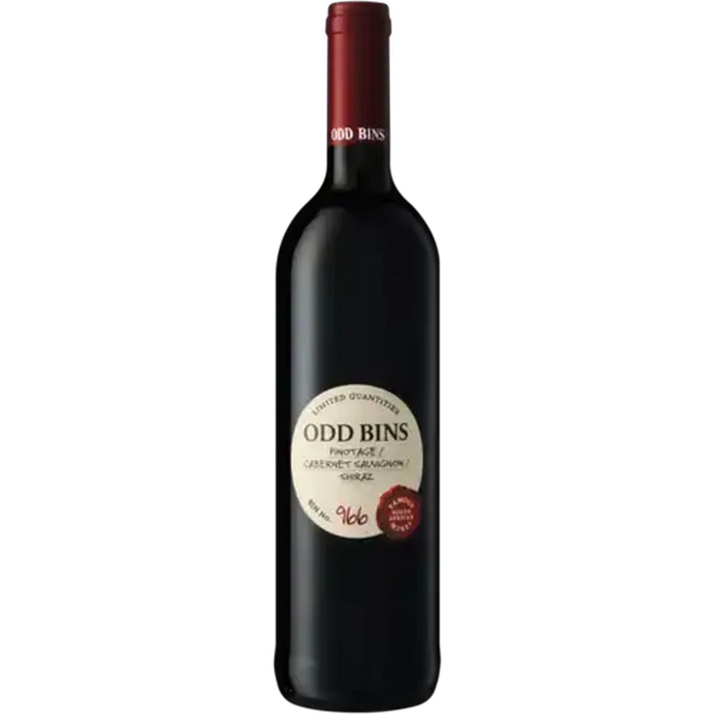 Image of Odd Bins 966 Pinotage/Cabernet Sauvignon/Shiraz Red Blend Wine Bottle 750ml