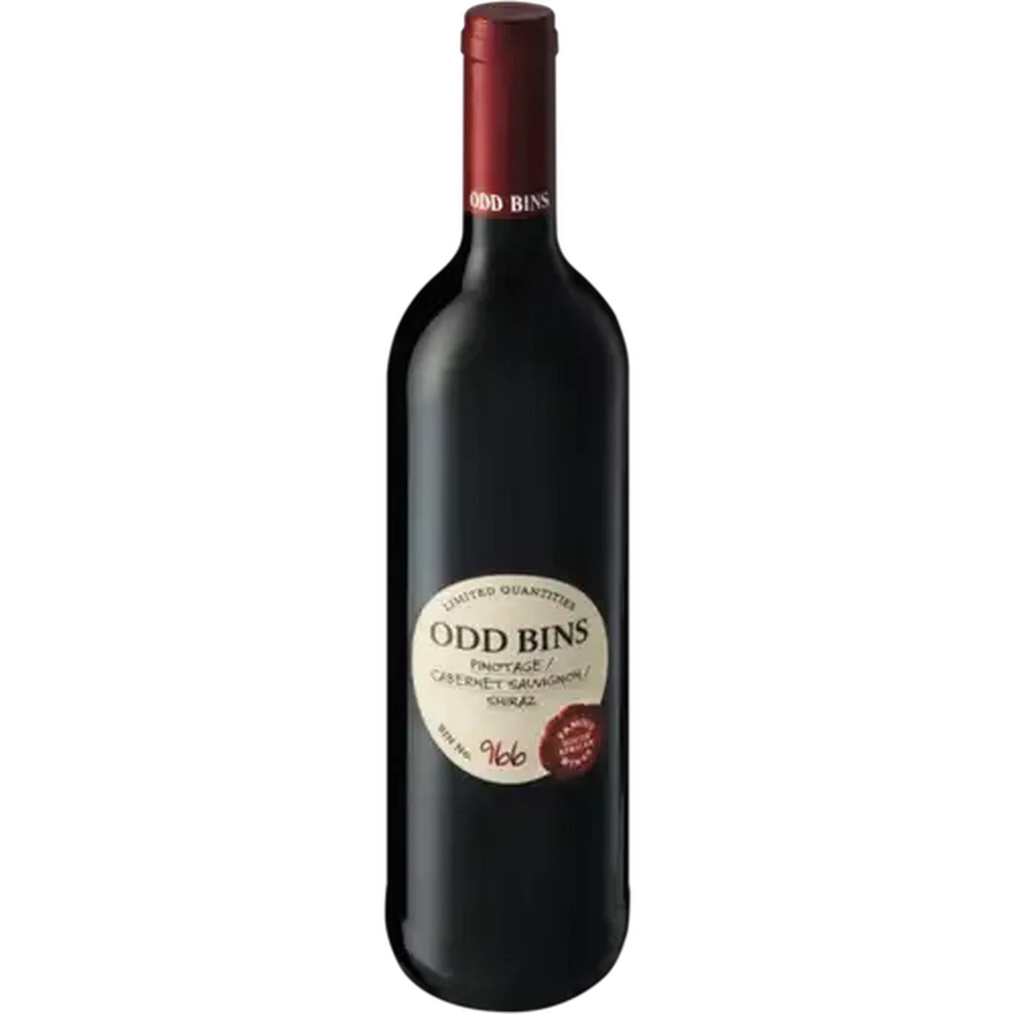 Image of Odd Bins 966 Pinotage/Cabernet Sauvignon/Shiraz Red Blend Wine Bottle 750ml