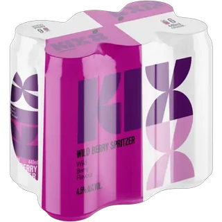 Checkers Sixty60 | KIX Raspberry Peach Flavour Spritzer Cans 6 x 440ml