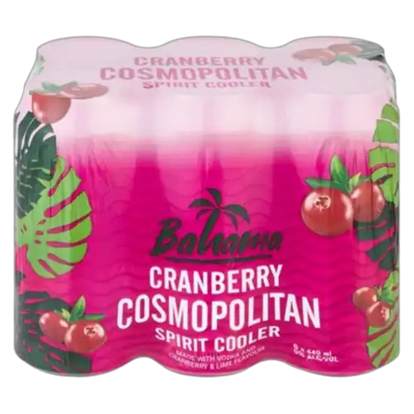 Image of Bahama Cranberry Cosmopolitan Spirit Cooler 6 x 440ml