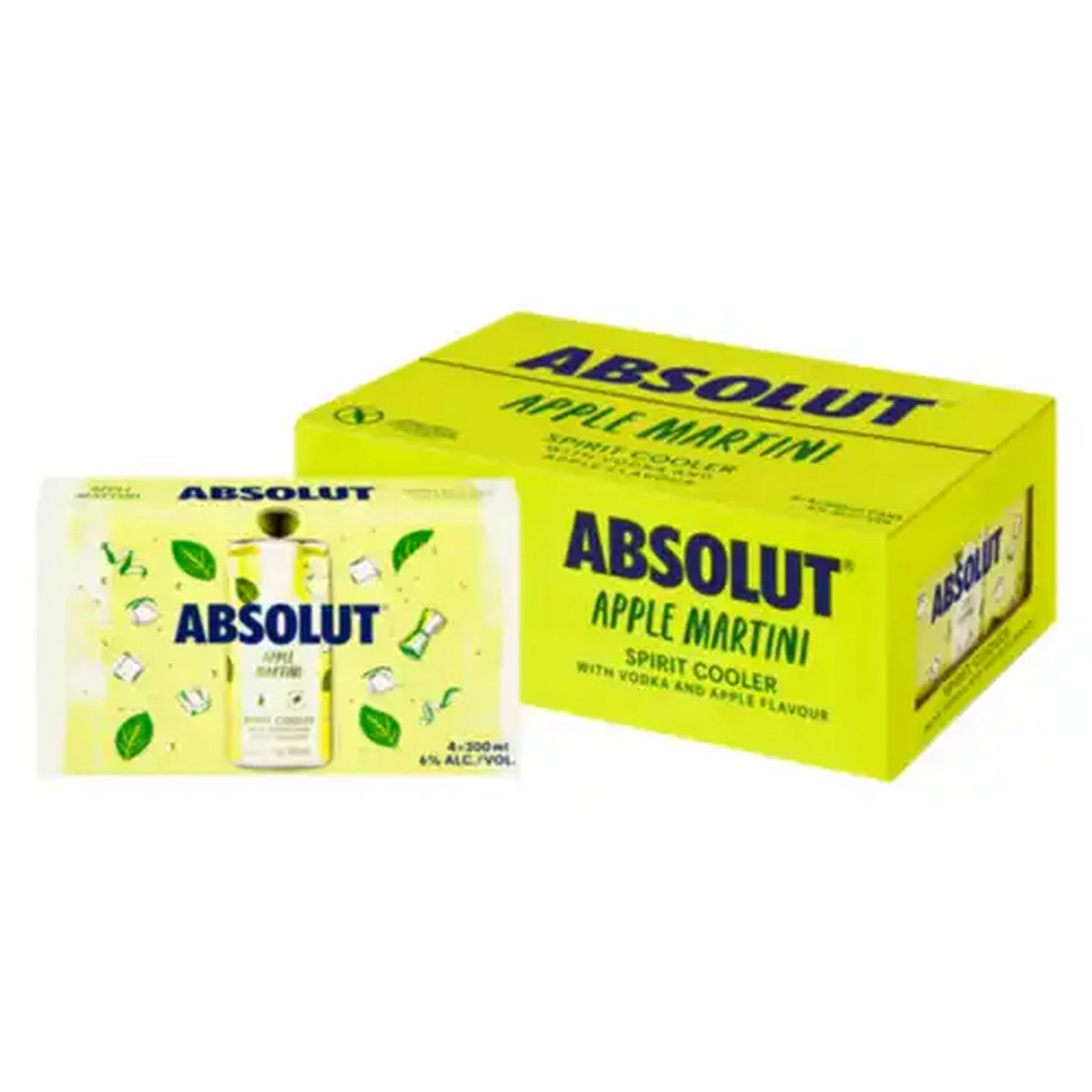 Image of Absolut Apple Martini Spirit Cooler 24 x 300ml