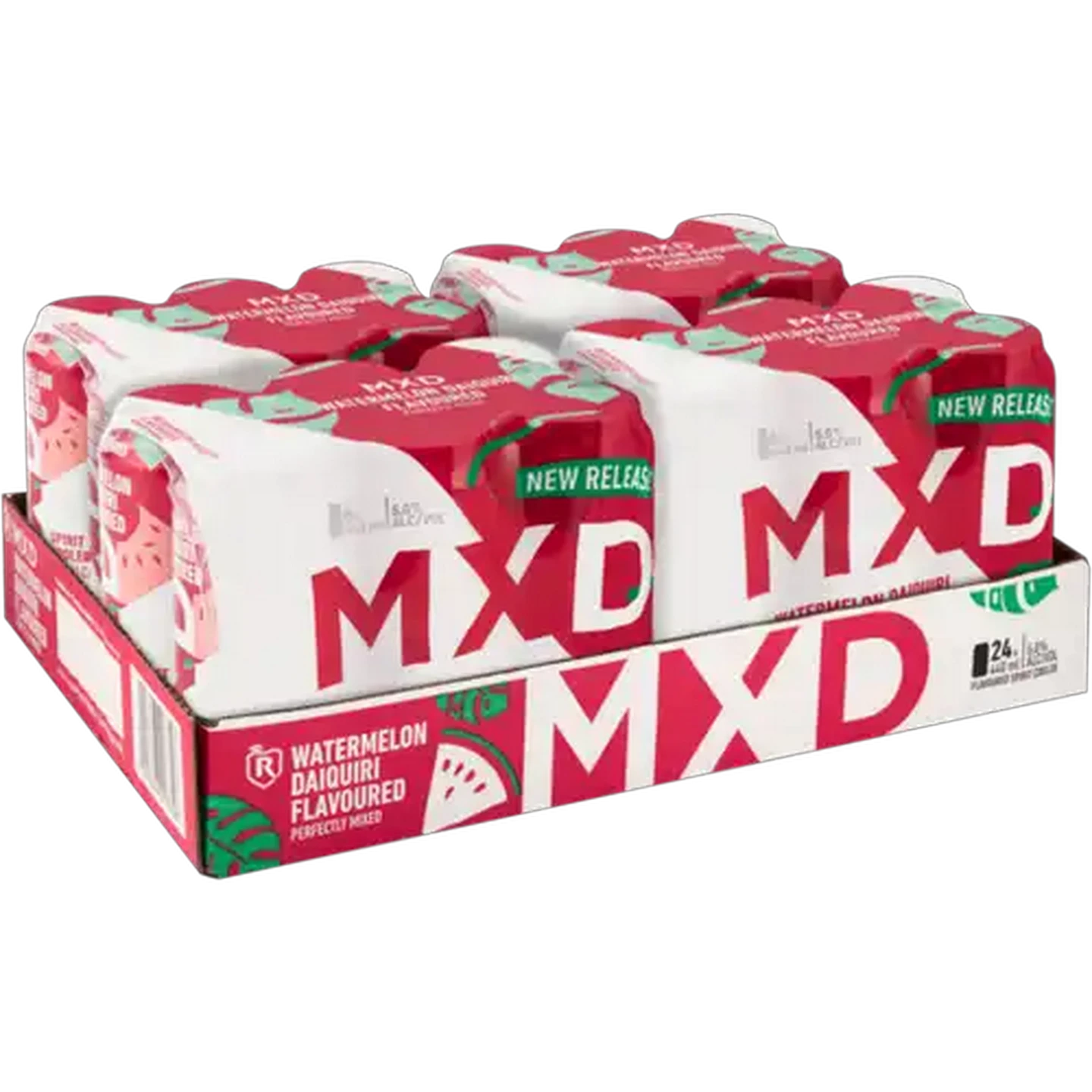Image of MXD Watermelon Daiquiri Flavoured Spirit Cooler 24 x 440ml