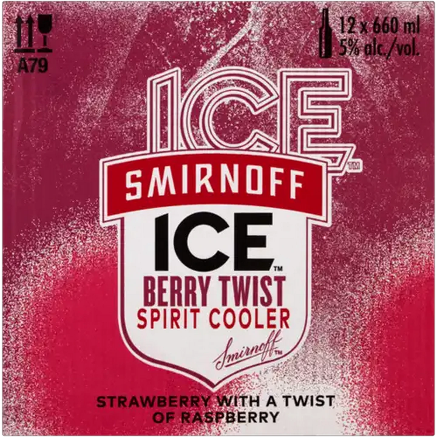 Image of Smirnoff Ice Berry Twist Spirit Cooler 12 x 660ml