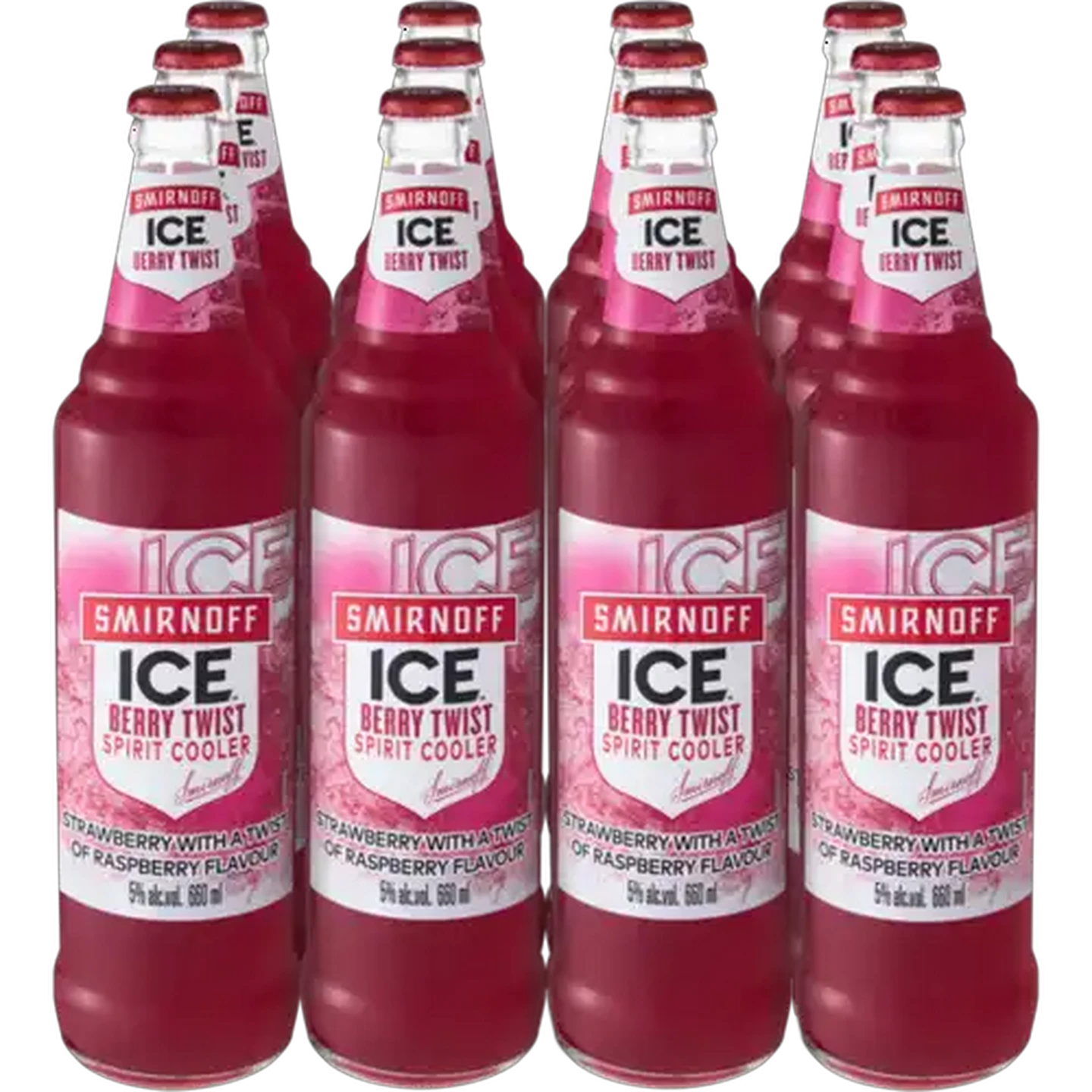 Image of Smirnoff Ice Berry Twist Spirit Cooler 12 x 660ml
