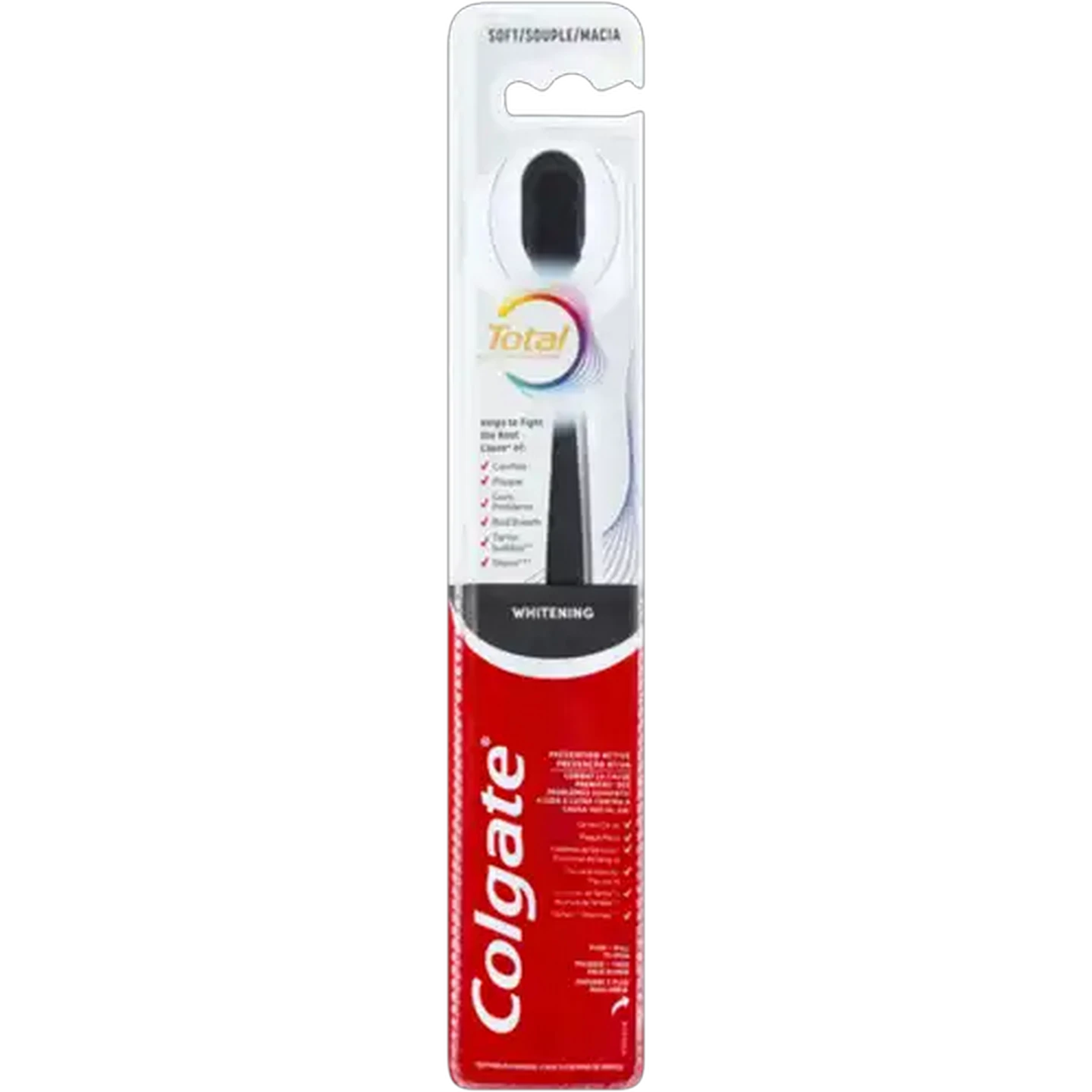 Image of Colgate Total Active Prevention Black Soft Whitening Toothbrush
