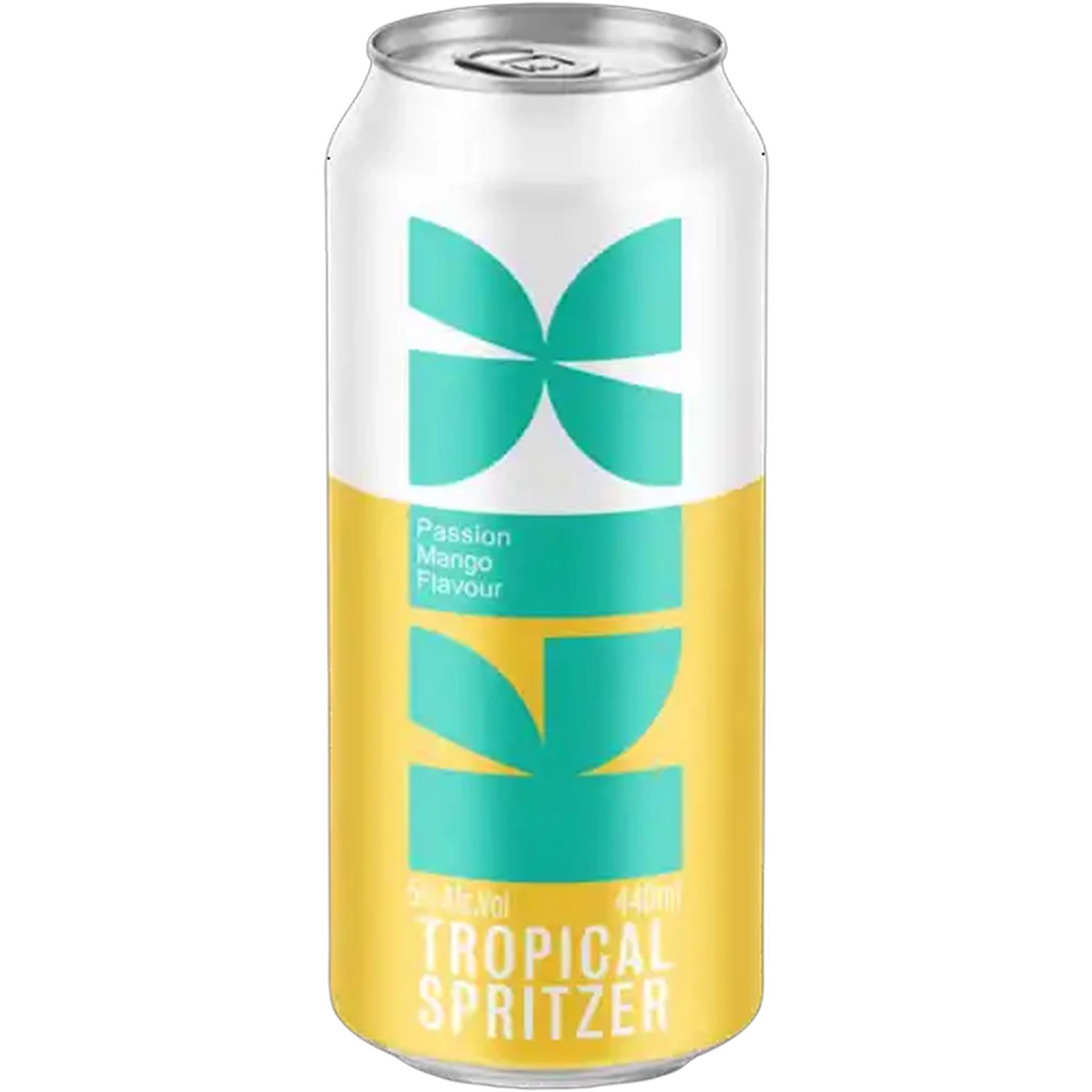 Image of KIX Passion Mango Flavour Tropical Spritzer Can 440ml