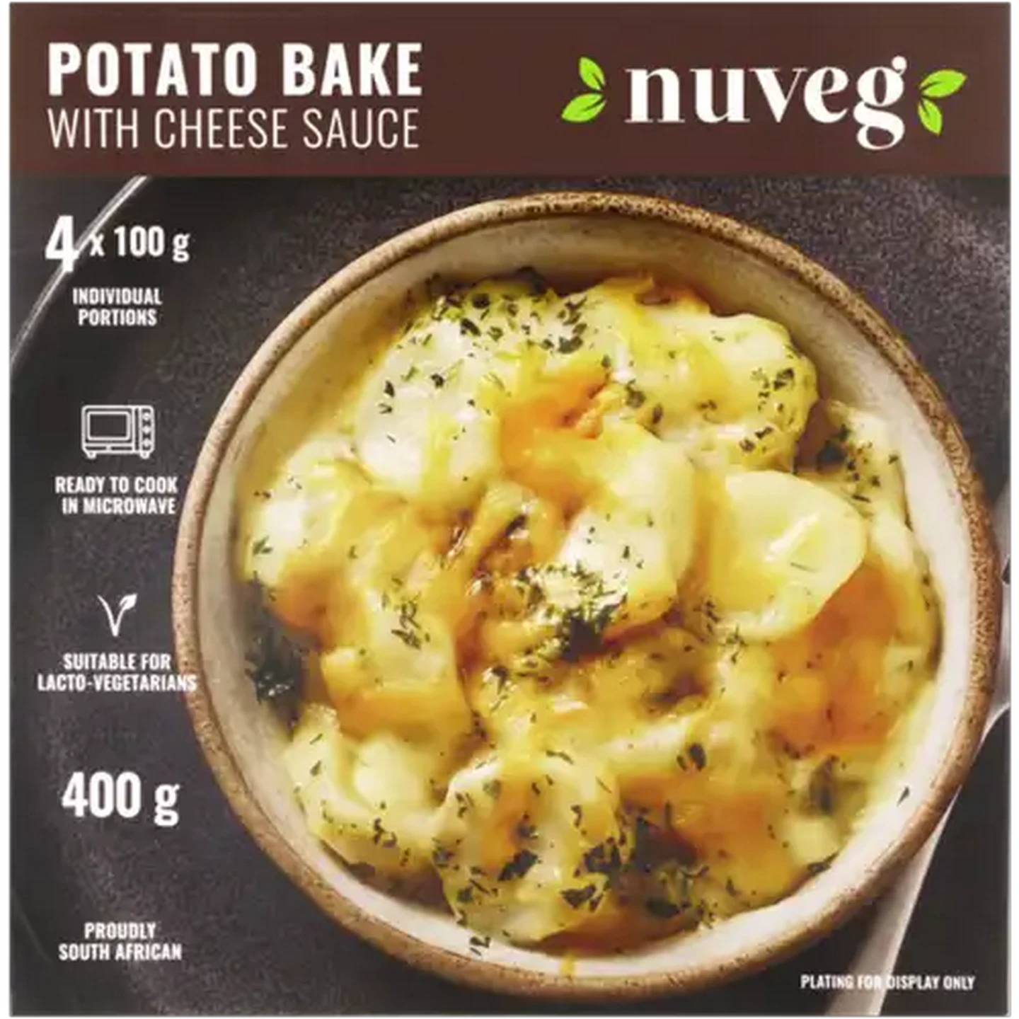 Image of Nuveg Frozen Potato Bake with Cheese Sauce 400g