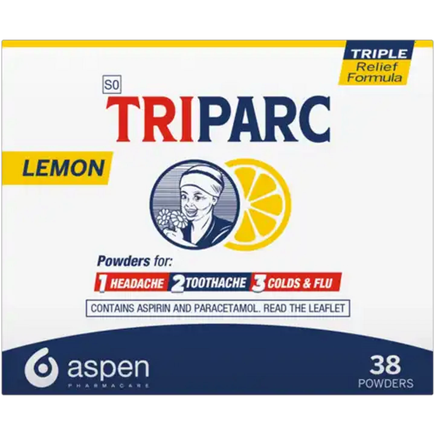 Image of TRIPARC Lemon Pain Relief Powder 38-Pack